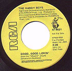 Hardy Boys 45 Record