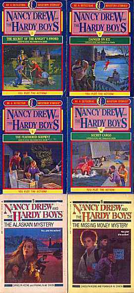 Hardy Boys - Nancy Drew Be-A-Detective Cover Art